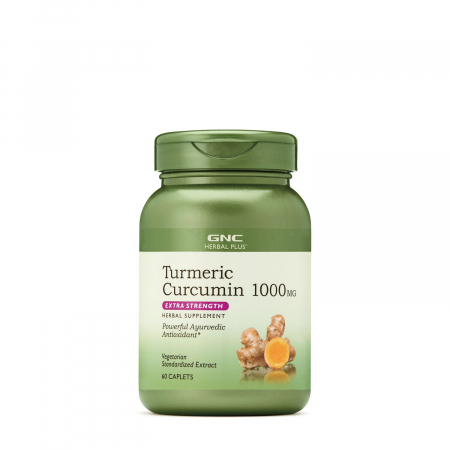 Sistem osteo-articular - Gnc Herbal Plus Turmeric Curcumin 1000 Mg, 60 Tb