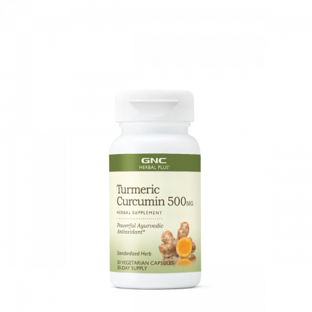 Capsule/comprimate/siropuri - Gnc Herbal Plus Turmeric Curcumin 500 Mg, Turmeric Curcumina, 30 Cps