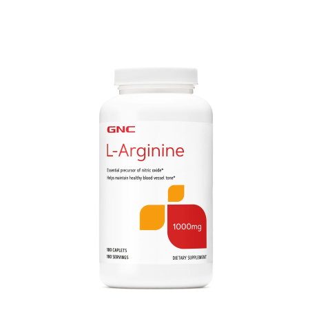 Suplimente alimentare - Gnc L-arginine 1000 Mg, L-arginina, 180 Tb