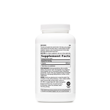 Gnc L-arginine 1000 Mg, L-arginina, 180 Tb [1]
