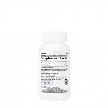 Gnc L-glutathione  500 Mg, L-glutation, 60 Cps [1]