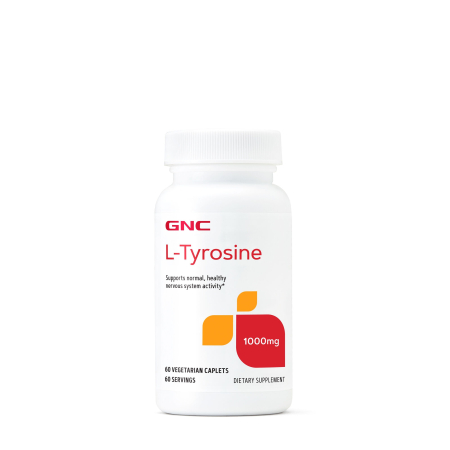 Afectiuni Frecvente - Gnc L-tyrosine 1000 Mg, L-tirozina, 60 Tb