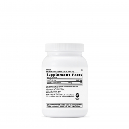 Gnc Magnesium 500 Mg, Magneziu, 120 Cps [1]