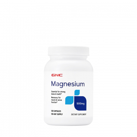 MAGNEZIU - gama completa - Gnc Magnesium 500 Mg, Magneziu, 120 Cps