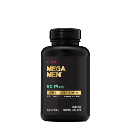 Gnc Mega Men 50 Plus, Complex De Multivitamine Pentru Barbati 50 Plus, 120 Tb [1]