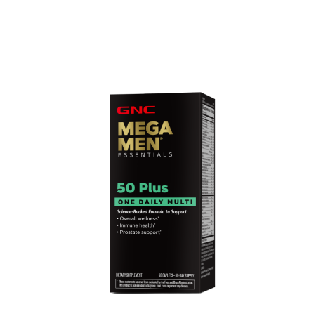Gnc Mega Men 50 Plus One Daily, Complex De Multivitamine Pentru Barbati - Suport Pentru Ochi, Inima Si Creier, 60 Tb [1]