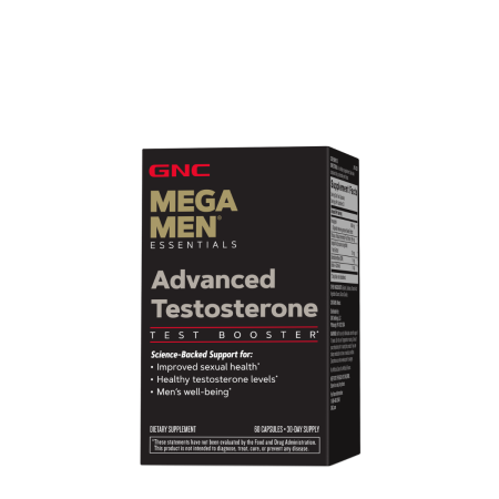 Gnc Mega Men Advanced Testosterone, Formula Pentru Testosteron Cu Tongkat Ali, 60 Tb [1]