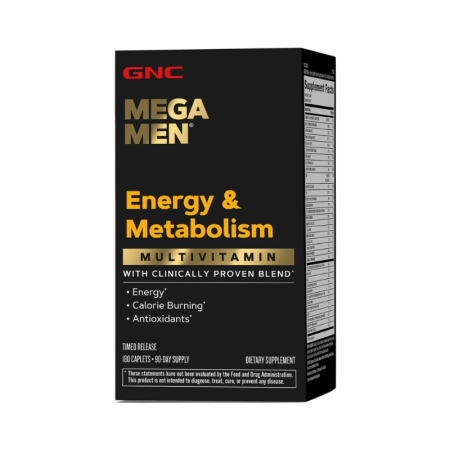 Afectiuni Frecvente - Gnc Mega Men Energy & Metabolism, Complex De Multivitamine Pentru Barbati, Energie Si Metabolism, 180 Tb