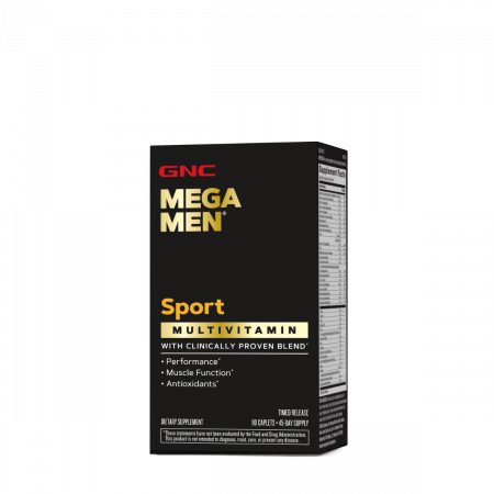 Gnc Mega Men Sport, Complex De Multivitamine Pentru Barbati, 90 Tb [1]