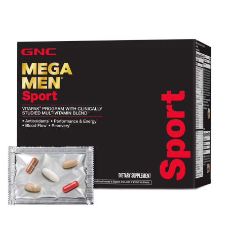 Suplimente alimentare - Gnc Mega Men Sport Vitapak Program, Complex De Multivitamine Pentru Barbati Vitapak, 30 Pachetele