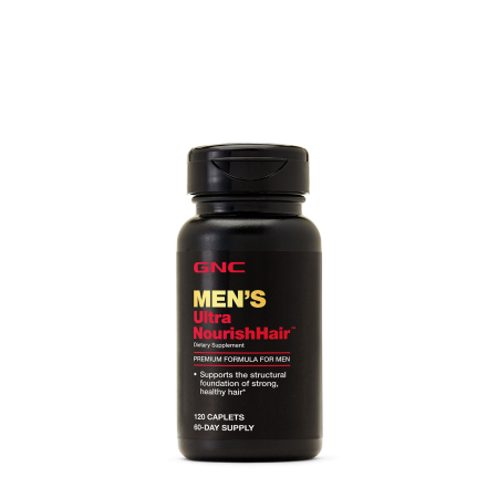 Gnc  Men's Ultra Nourishhair, Complex De Multivitamine Pentru Sanatatea Parului, 120 Tb [1]