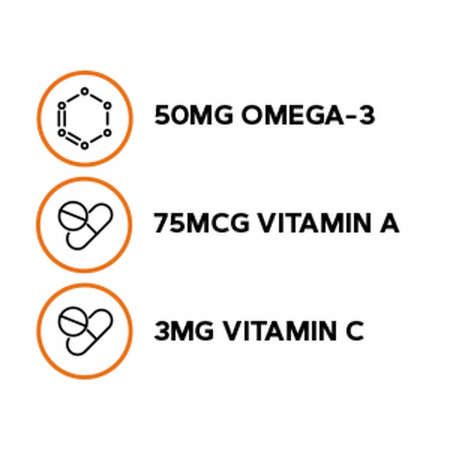 Gnc Milestones Kids Gummy Dha, Acizi Grasi Omega-3 Pentru Copii 2-12 Ani, Cu Aroma Naturala De Zmeura Si Lamaie, 120 Jeleuri [3]
