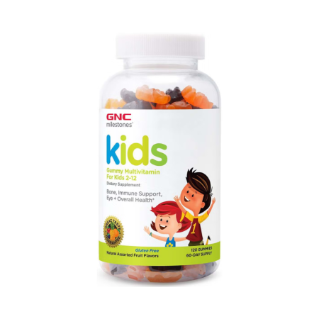 Afectiuni Frecvente - Gnc Milestones Kids Multivitamin Gummy, Multivitamine Pentru Copii 2-12 Ani, 120 Jeleuri