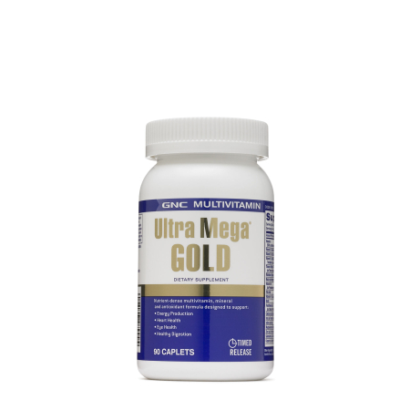 Suplimente alimentare - Gnc Multivitamin Ultra Mega Gold, Complex De Multivitamine, 90 Tb
