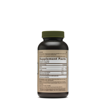 Gnc Natural Brand Papaya Enzyme, Enzime Digestive Din Papaia, 240 Tb [1]