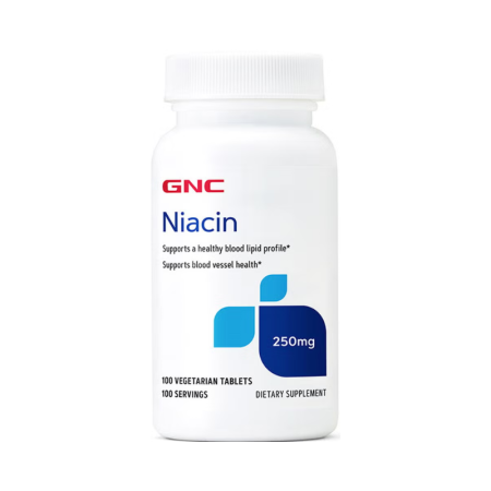 Afectiuni Frecvente - Gnc Niacin 250 Mg, Niacina, 100 Tb