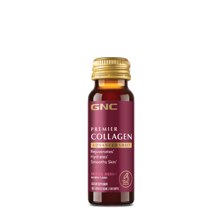 Suplimente alimentare - Gnc Premier Collagen Advanced Shot Liquid With Berry Flavor, 50 Ml