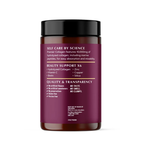 Gnc Premier Collagen Powder, Formula Premium De Peptide De Colagen Hidrolizat Fara Aroma, 282.8 G [2]