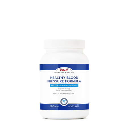 Gnc Preventive Nutrition Healthy Blood Pressure Formula, Formula Pentru Reglarea Tensiunii Arteriale, 90 Cps [1]