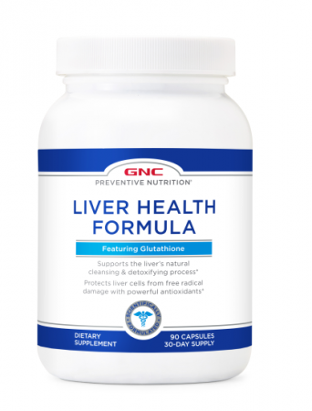 Capsule/comprimate/siropuri - Gnc Preventive Nutrition Liver Health, Formula Pentru Sanatatea Ficatului, 90 Cps