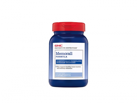 Capsule/comprimate/siropuri - Gnc Preventive Nutrition Memorall, Formula Pentru Sanatatea Creierului Si Imbunatatirea Memoriei, 60 Cps