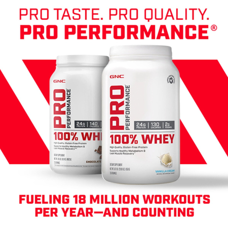 Gnc Pro Performance 100% Whey, Proteina Din Zer Cu Aroma De Vanilie, Testata Antidoping, 2176 G [8]