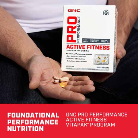Gnc Pro Performance Active Fitness Vitapak Program, Program Vitapak Pentru Persoane Active, 30 Pachetele [5]