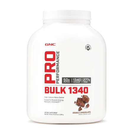 Suplimente alimentare - Gnc Pro Performance Bulk 1340, Formula Proteica Pentru Crestere In Greutate, Cu Aroma De Ciocolata, Testata Antidoping, 3240 G