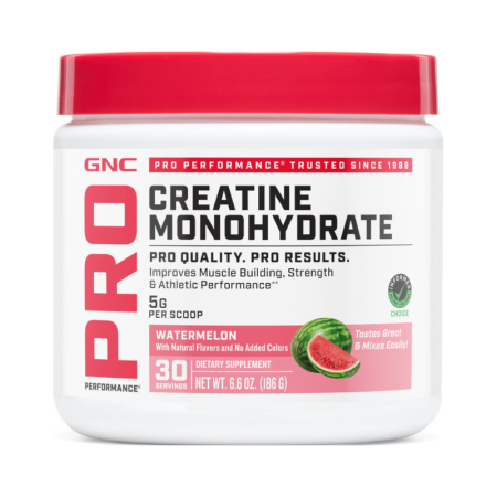 Afectiuni Frecvente - Gnc Pro Performance Creatine Monohydrate, Creatina Monohidrata Cu Aroma De Pepene Rosu Pentru Sustinerea Musculaturii Si A Functiei Cognitive, 186 G