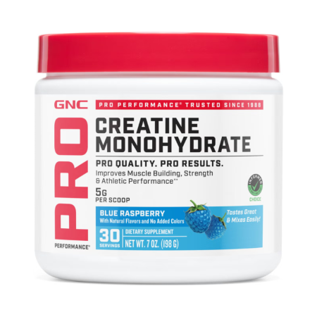 Afectiuni Frecvente - Gnc Pro Performance Creatine Monohydrate, Creatina Monohidrata Cu Aroma De Zmeura Albastra Pentru Sustinerea Musculaturii Si A Functiei Cognitive, 198 G