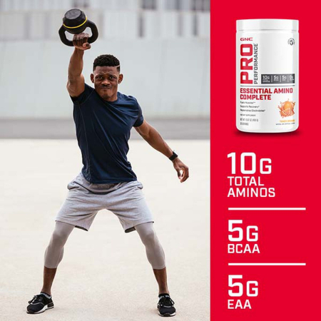 Gnc Pro Performance Essential Amino Complete Cu Aroma De Capsuni Si Kiwi, 450 G [2]