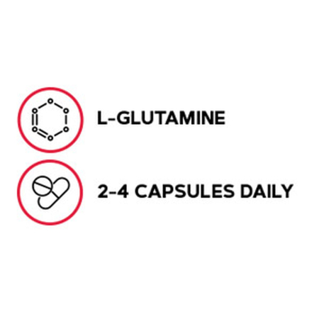 Gnc Pro Performance L-glutamine 1500 Mg, Glutamina, 180 Cps [2]