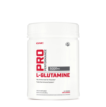 Suplimente alimentare - Gnc Pro Performance Micronized L-glutamine 5000 Mg, L-glutamina Micronizata Pudra Fara Aroma, 905 G