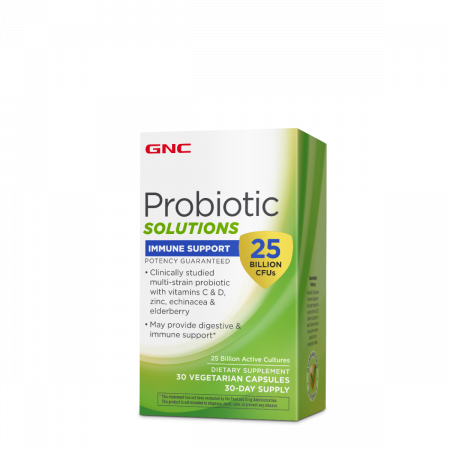 Capsule/comprimate/siropuri - Gnc Probiotic Solutions Immune Support - 25 Billion Cfus, Probiotic Lab4 Studiat Clinic, 25 Miliarde Ufc Culturi Vii Pentru Imunitate, 30 Cps