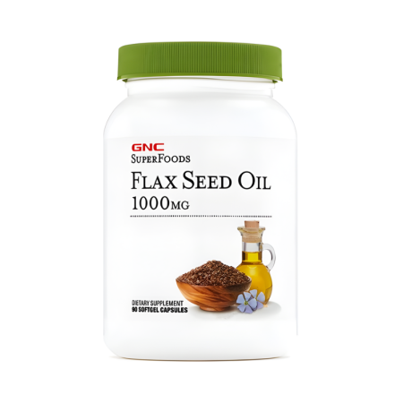 Afectiuni Frecvente - Gnc Superfoods Flax Seed Oil 1000mg, Ulei Din Seminte De In, 90 Cps