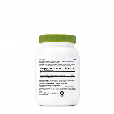 Gnc Superfoods Spirulina  500mg, 100 Cps [1]