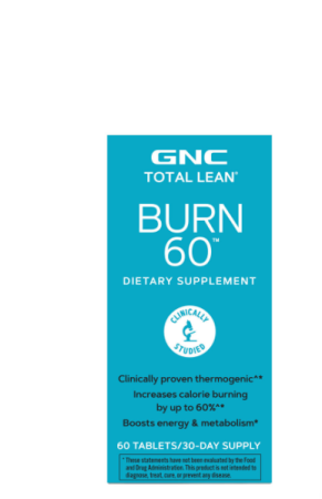 Gnc Total Lean Burn 60, Formula Termogenica Pentru Stimularea Metabolismului, 60 Tb [2]