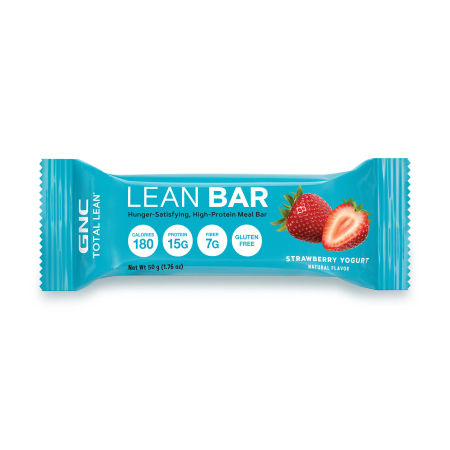 Gnc Total Lean Lean Bar, Baton Proteic, Cu Aroma De Capsuni Si Iaurt, 50g [1]