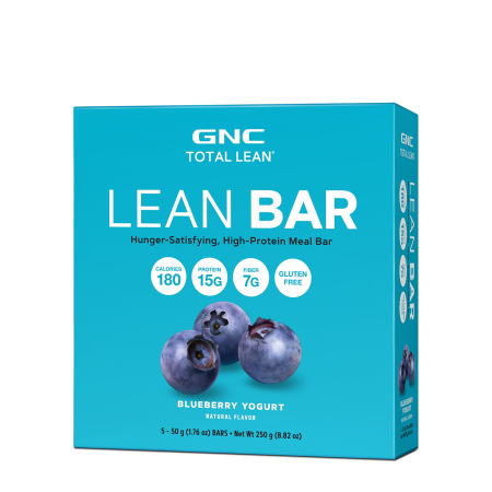 Afectiuni Frecvente - Gnc Total Lean Lean Bar, Baton Proteic, Cu Aroma De Iaurt Si Afine, 50g