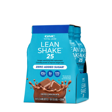 Gnc Total Lean Lean Shake 25 Cu Aroma De Ciocolata Elvetiana, 414 Ml [2]