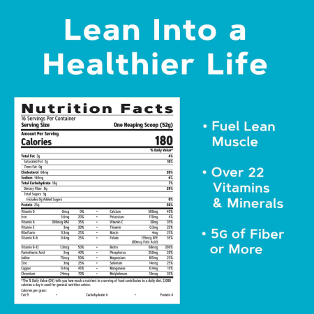 Gnc Total Lean Lean Shake 25, Shake Proteic, Cu Aroma De Banana, 832 G    [6]