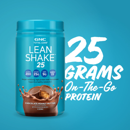 Gnc Total Lean Lean Shake 25, Shake Proteic, Cu Aroma De Ciocolata Si Unt De Arahide , 832 G    [2]