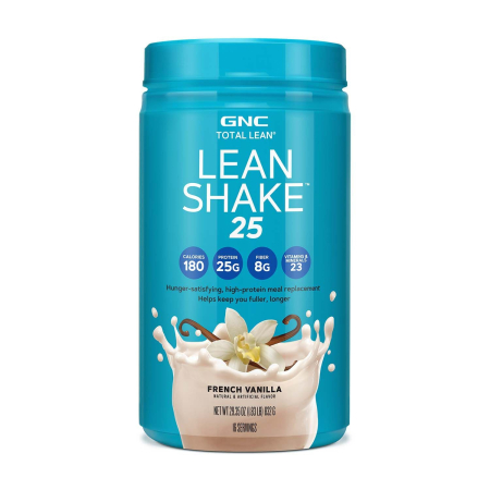 Suplimente alimentare - Gnc Total Lean Lean Shake 25, Shake Proteic Cu Aroma De Vanilie, 832 G