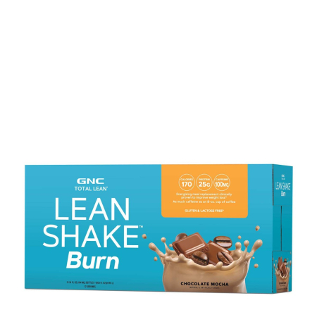 Gnc Total Lean Lean Shake Burn, Bautura Proteica Energizanta Cu Aroma De Chocolate Mocha, 414 Ml [3]