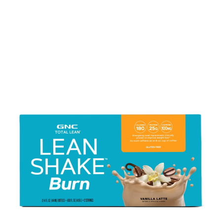 Gnc Total Lean Lean Shake Burn, Bautura Proteica Energizanta Cu Aroma De Vanilla Latte, 414 Ml [3]