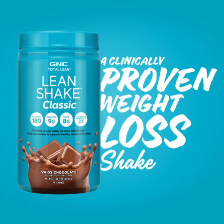 Gnc Total Lean Lean Shake Classic, Shake Proteic, Cu Aroma De Ciocolata Elvetiana, 768 G [2]