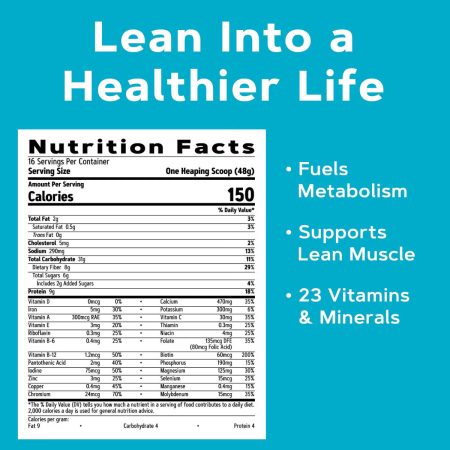 Gnc Total Lean Lean Shake Classic, Shake Proteic, Cu Aroma De Ciocolata Elvetiana, 768 G [9]