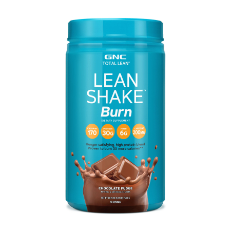 Suplimente alimentare - Gnc Total Lean Lean Shake Energy, Shake Proteic Cu Aroma De Ciocolata, 758.4 G