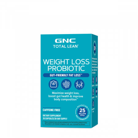Capsule/comprimate/siropuri - Gnc Total Lean Weight Loss Probiotic, Probiotic Lab4 Studiat Clinic, 25 Miliarde Ufc Culturi Vii Pentru Controlul Greutatii, 30 Cps