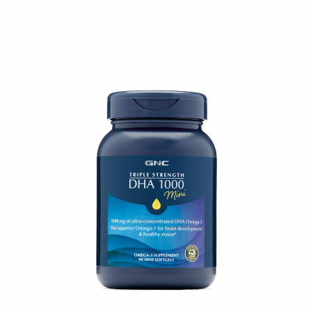 Sistem osteo-articular - Gnc Triple Strength Dha 1000 Mini, Acizii Grasi Dha Omega-3 Mini , 90 Cps